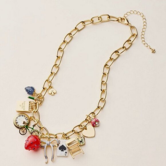 Kate Spade New York x Target Necklace Chunky Charm Statement - Picture 5 of 5